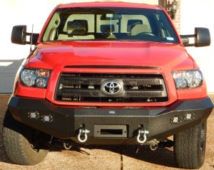 Toyota Tundra Front Bumper - DV8 Offroad - Steel Construction, 2 Stage Powder Coat Finish - Textured Black - `07-`13 Toyota Tundra Front Bumper - DV8 Offroad - Steel Construction, 2 Stage Powder Coat Finish - Textured Black - `07-`13